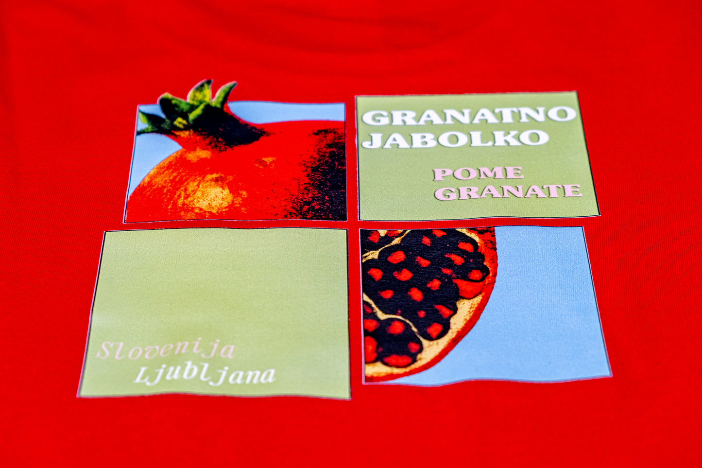 Rdeči Granat Majica | Pulp Culture Kolekcija
